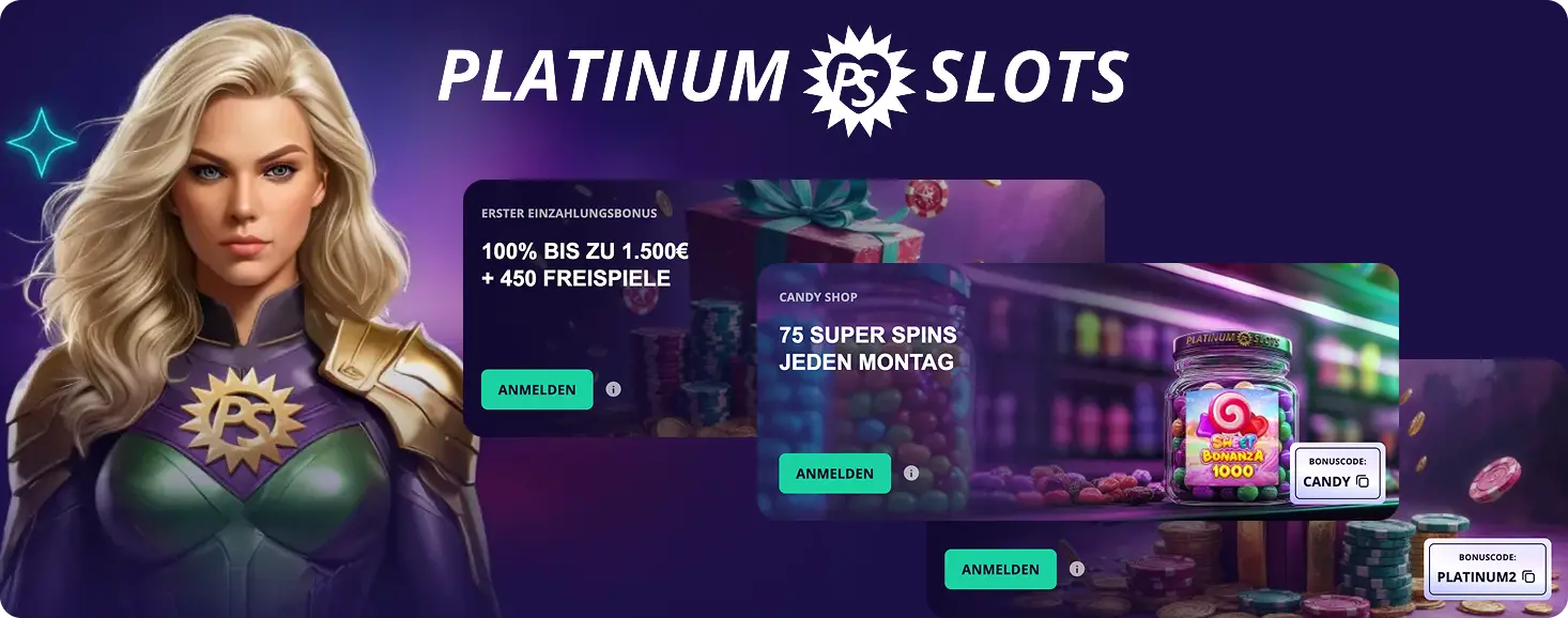 Platinum Slots Bonuscode, Willkommensaktionen und Reload-Boni