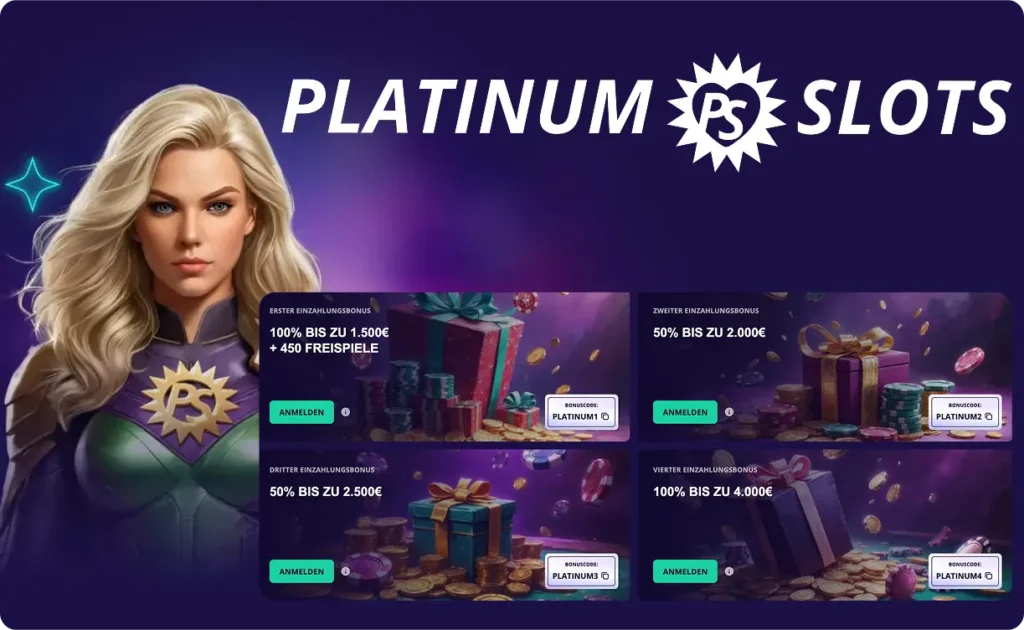 PlatinumSlots angebote für neue Spieler